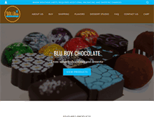 Tablet Screenshot of bluboychocolatestore.com